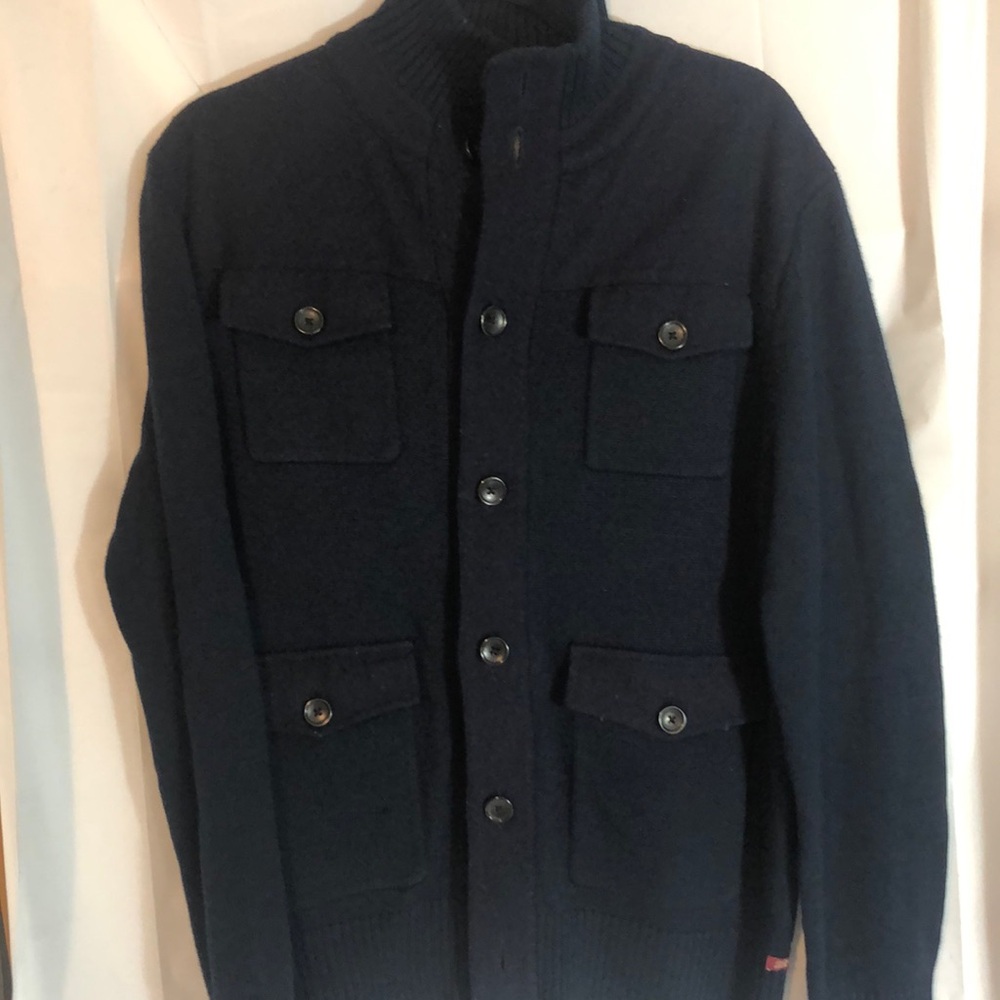 Banana Republic Heritage Military Inspired Wool Blend Shirt Jacket